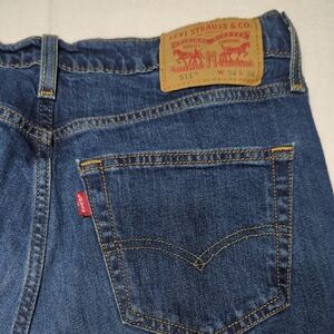 Levi's 511‎ Slim Straight Leg Medium Wash Mens Jeans Size 34